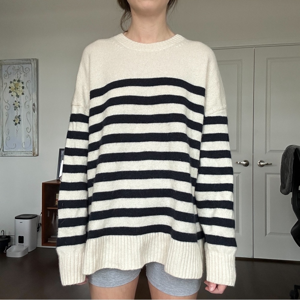 COS Striped Wool Sweater